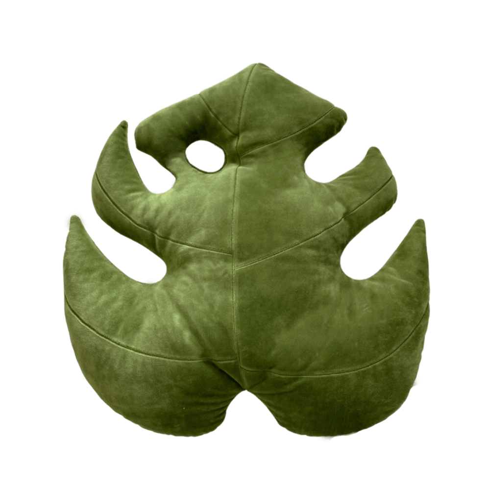 Product view 10 - Monstera Deliciosa Leaf Pillow - Green Philosophy Co.
