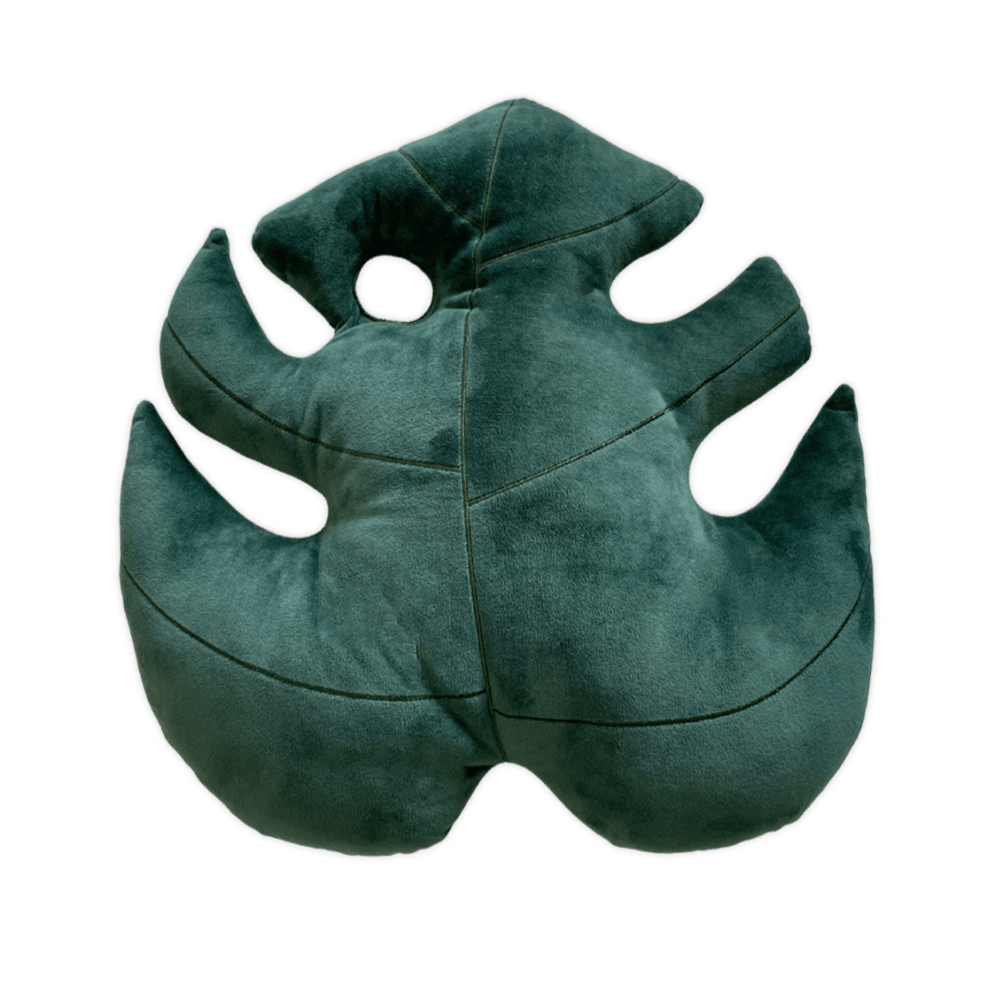 Product view 9 - Monstera Deliciosa Leaf Pillow - Green Philosophy Co.