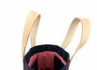 Product view 4 - Navy Waxed Canvas Tote Bag - The Social Butterfly - notebooks & honey