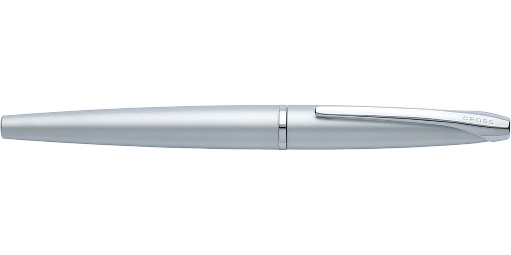 Product view 6 - A.T. Cross ATX Pure Chrome Rollerball Pen - Natural Left-Handed Comfor - A.T. Cross