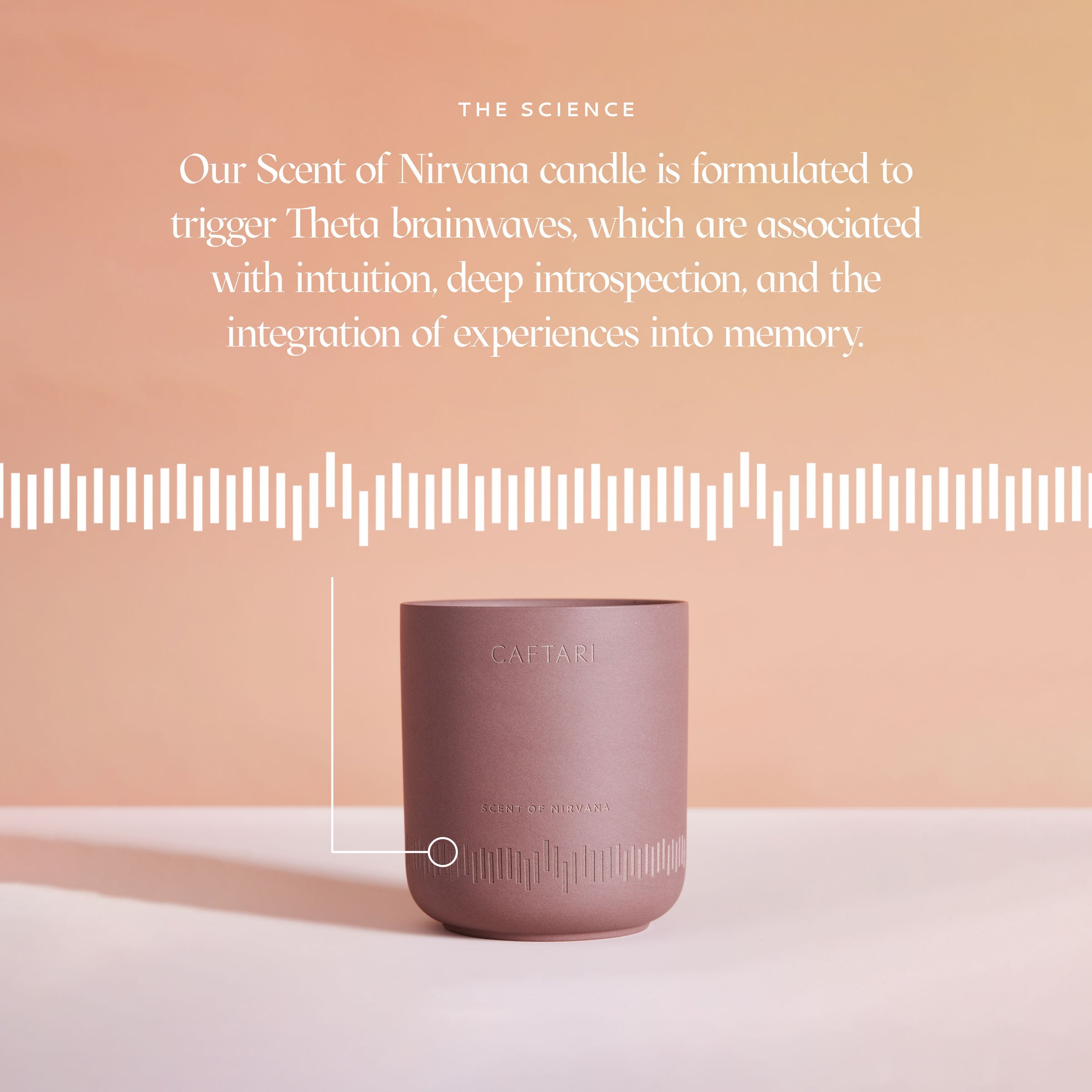 Lifestyle photo showing Evening Ritual Bundle: Scent of Nirvana and Nidra in use - Caftari
