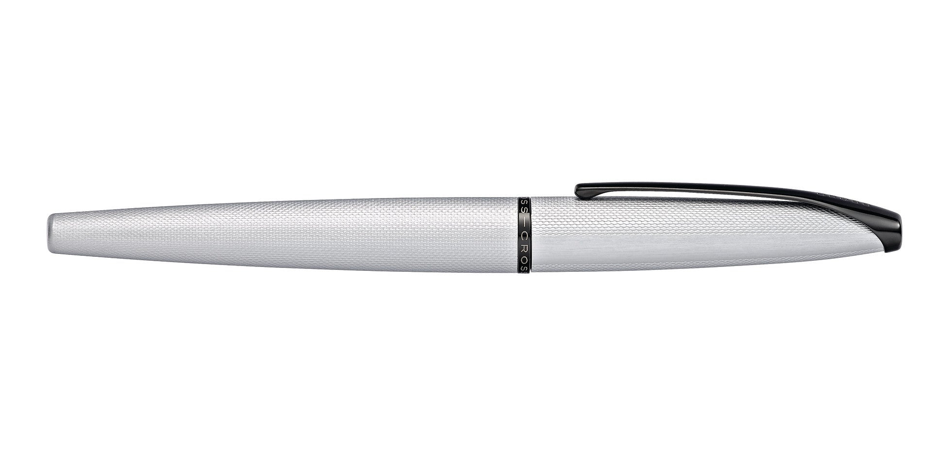 Product view 5 - A.T. Cross ATX Brushed Chrome Medium Nib Fountain Pen - Smudge-Free Wr - A.T. Cross