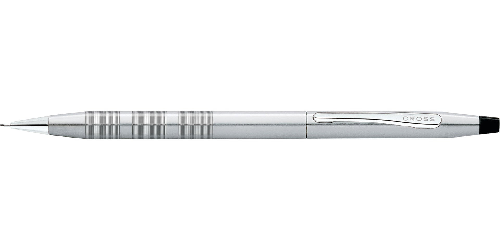 Lifestyle photo showing A.T. Cross Classic Century Satin Chrome 0.7MM Pencil - Precision  in use - A.T. Cross