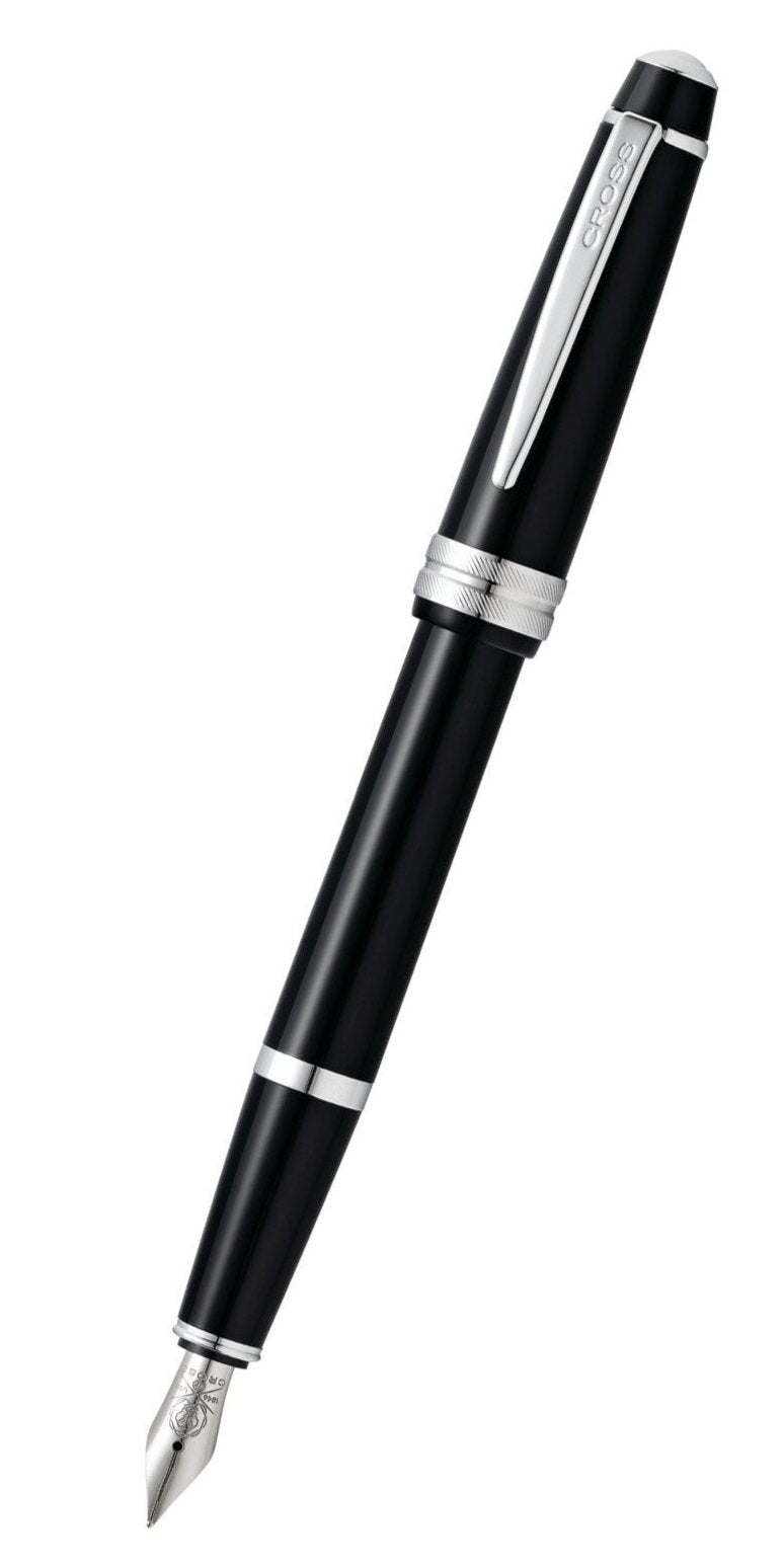 A.T. Cross Bailey Light Polished Black Resin Extra-Fine Nib Fountain P - premium quality - A.T. Cross