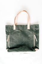Product view 7 - Olive Wax Canvas Tote Bag - The Wild One - notebooks & honey
