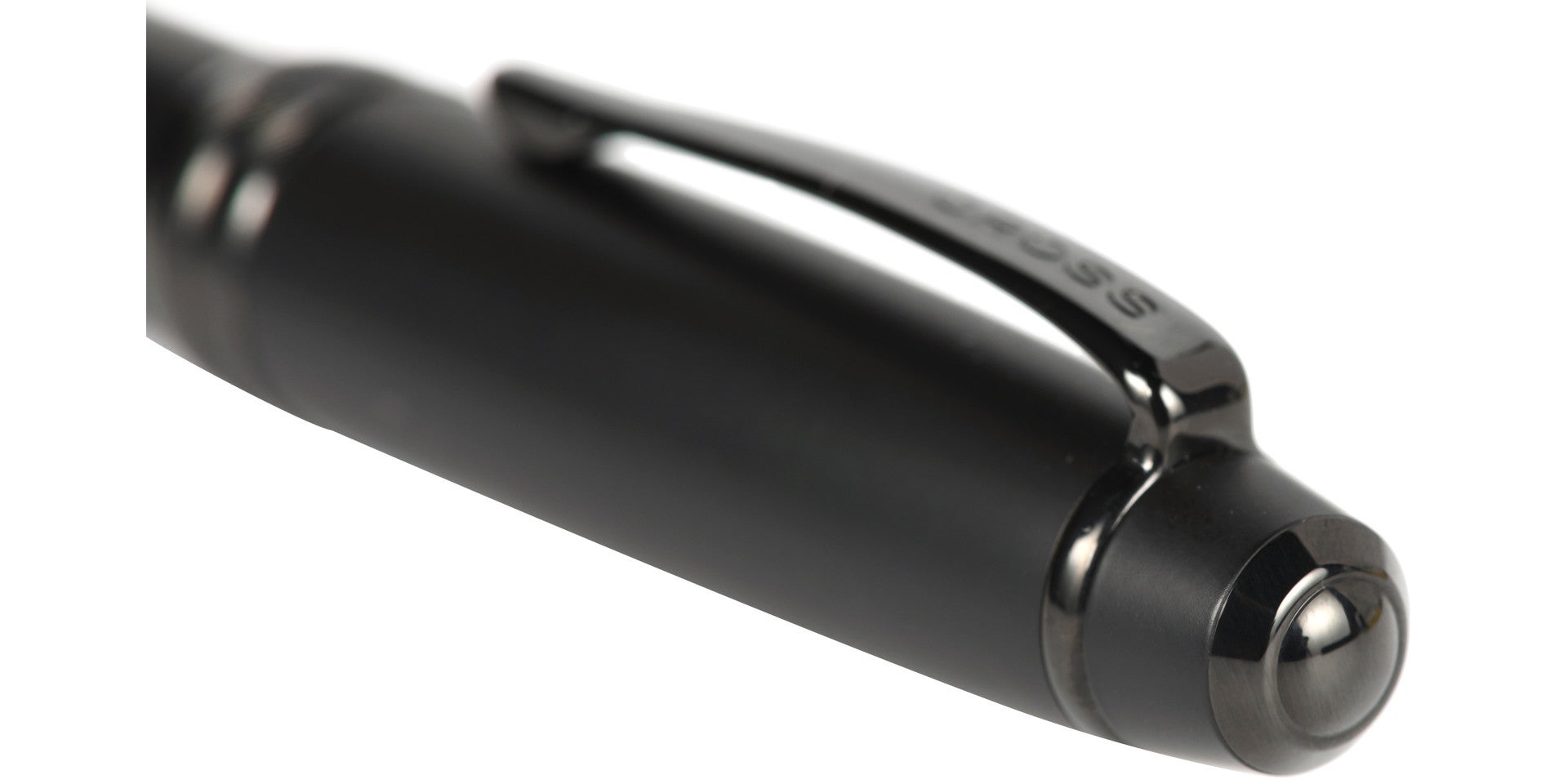 Lifestyle photo showing A.T. Cross Bailey Matte Black Lacquer Ballpoint Pen - Comfortable in use - A.T. Cross