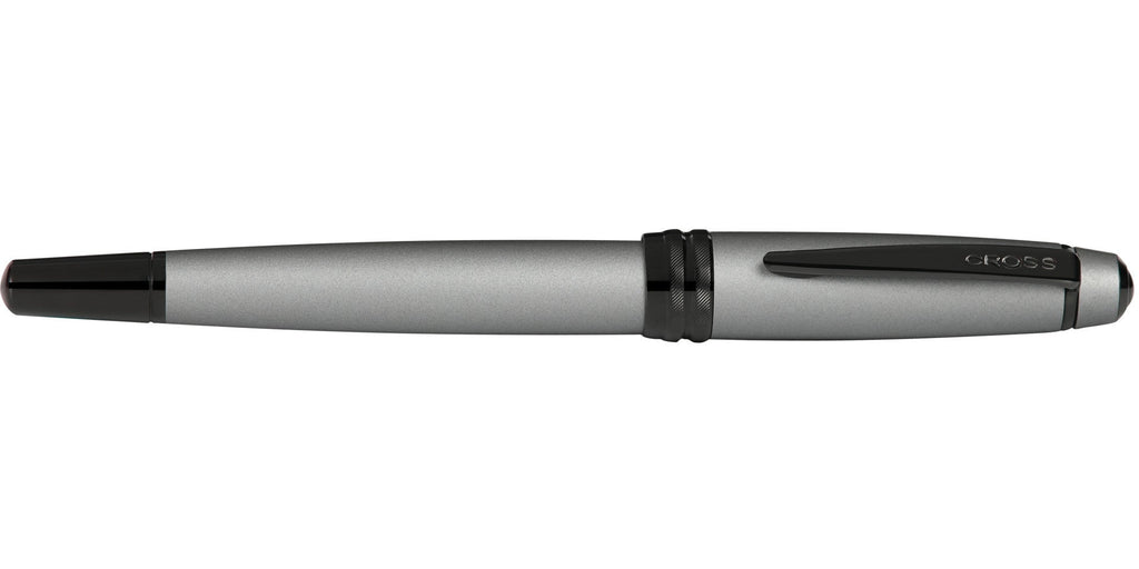 Product view 6 - A.T. Cross Bailey Matte Gray Lacquer Stainless Steel Extra-Fine Nib Fo - A.T. Cross