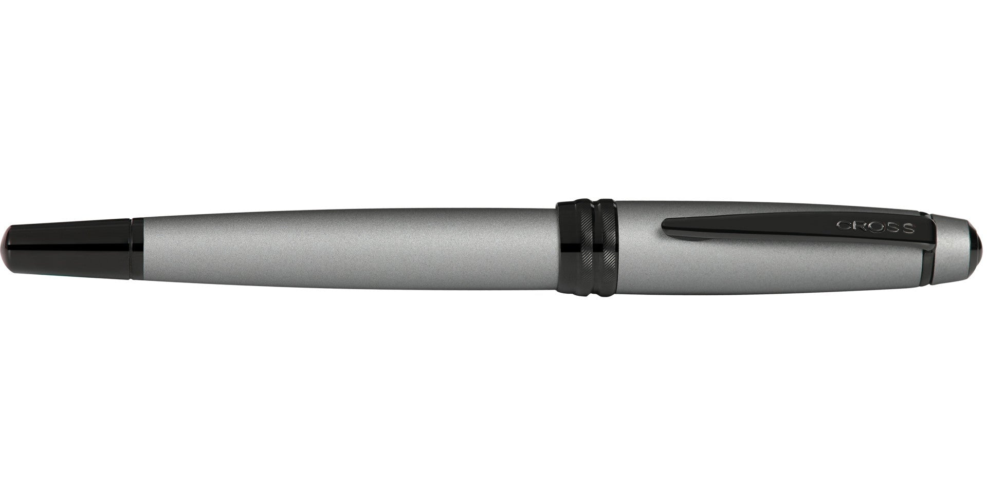 Product view 6 - A.T. Cross Bailey Matte Gray Lacquer Stainless Steel Extra-Fine Nib Fo - A.T. Cross