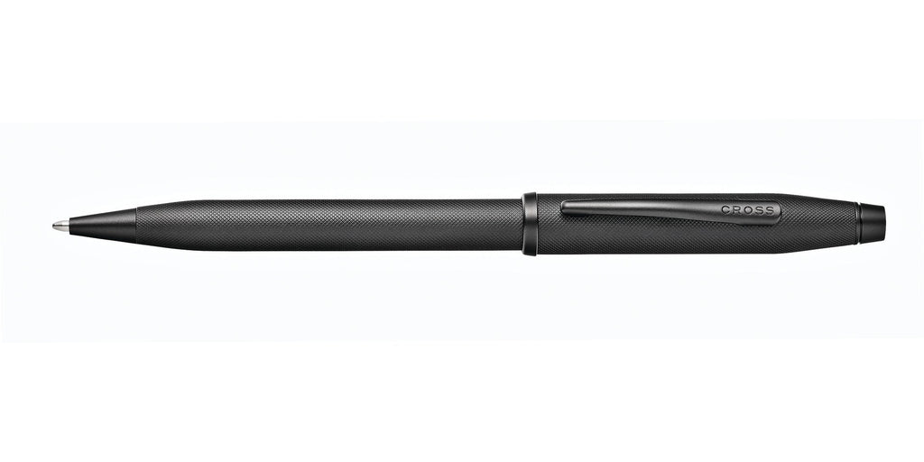 Lifestyle photo showing A.T. Cross Century II Black PVD Micro-knurl Ballpoint Pen - Comfo in use - A.T. Cross