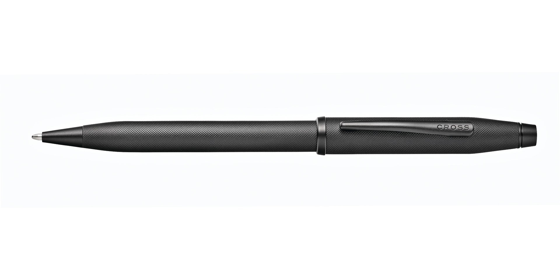Lifestyle photo showing A.T. Cross Century II Black PVD Micro-knurl Ballpoint Pen - Comfo in use - A.T. Cross
