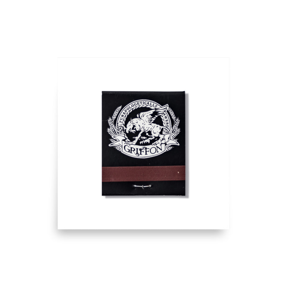matchbook photos Griffon Print - premium quality - matchbook photos