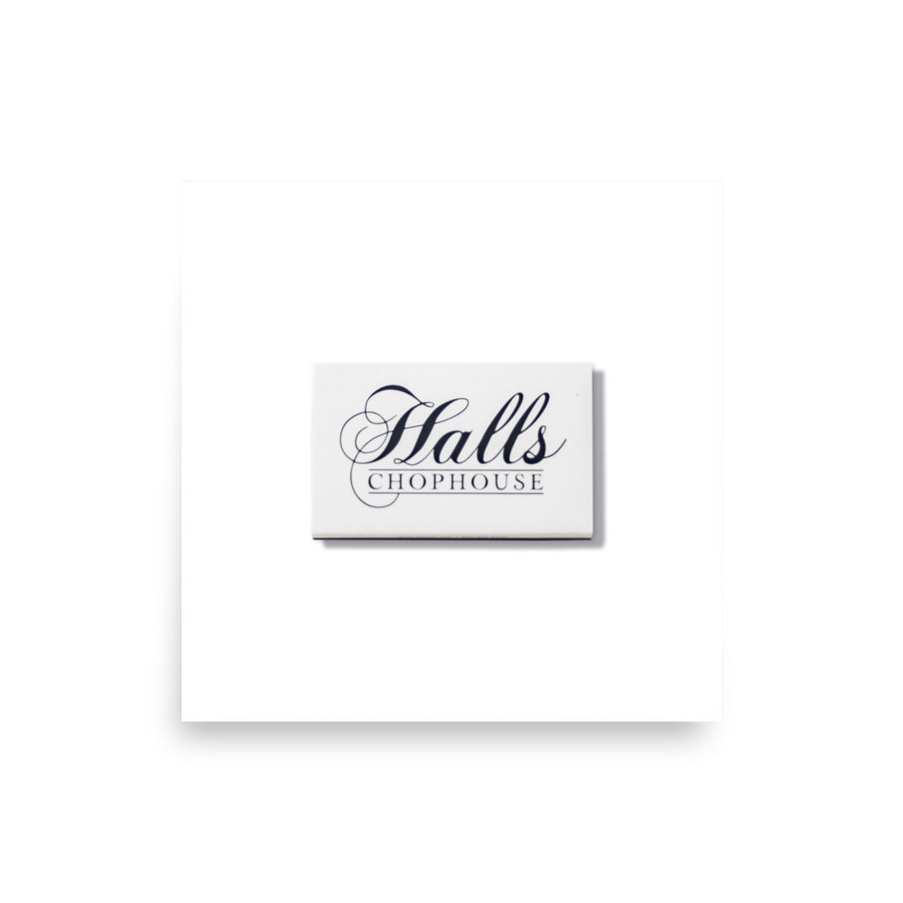 matchbook photos Halls Print - premium quality - matchbook photos