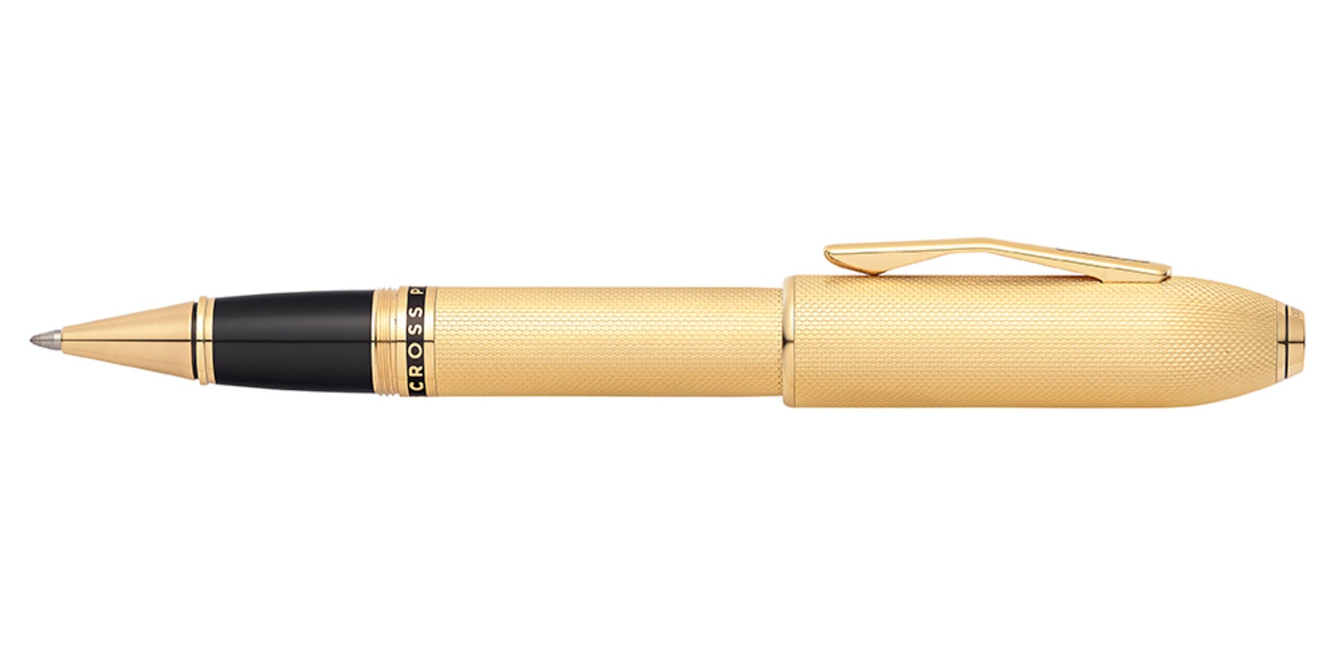 Lifestyle photo showing A.T. Cross Peerless 23KT Heavy Gold Plate with Gold Plated Appoin in use - A.T. Cross