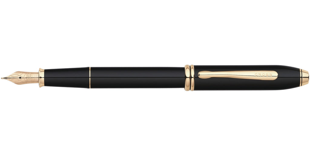 Product view 4 - A.T. Cross Townsend Black Lacquer with 23KT Gold-Plated Appointments a - A.T. Cross