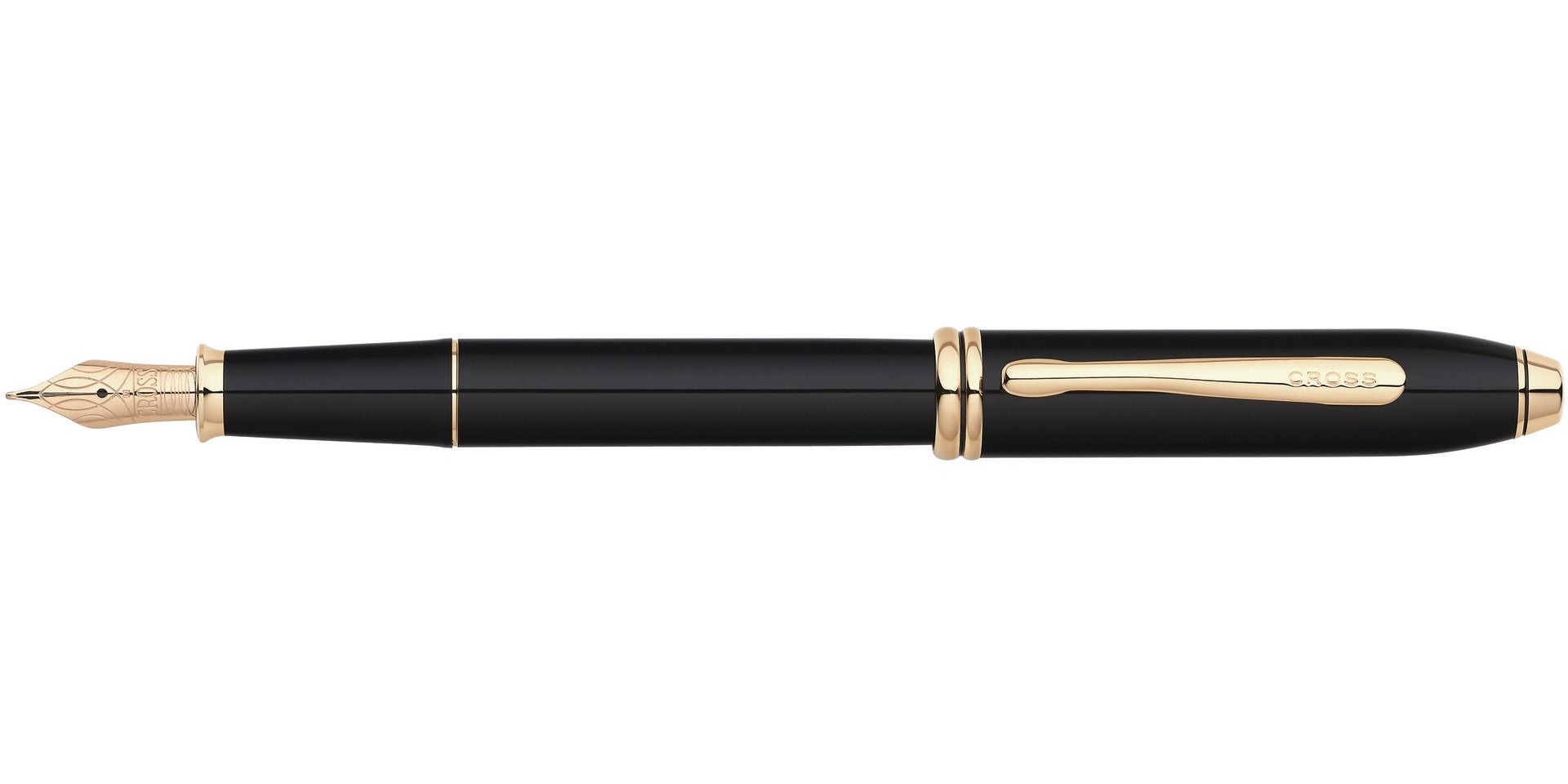 Product view 4 - A.T. Cross Townsend Black Lacquer with 23KT Gold-Plated Appointments a - A.T. Cross