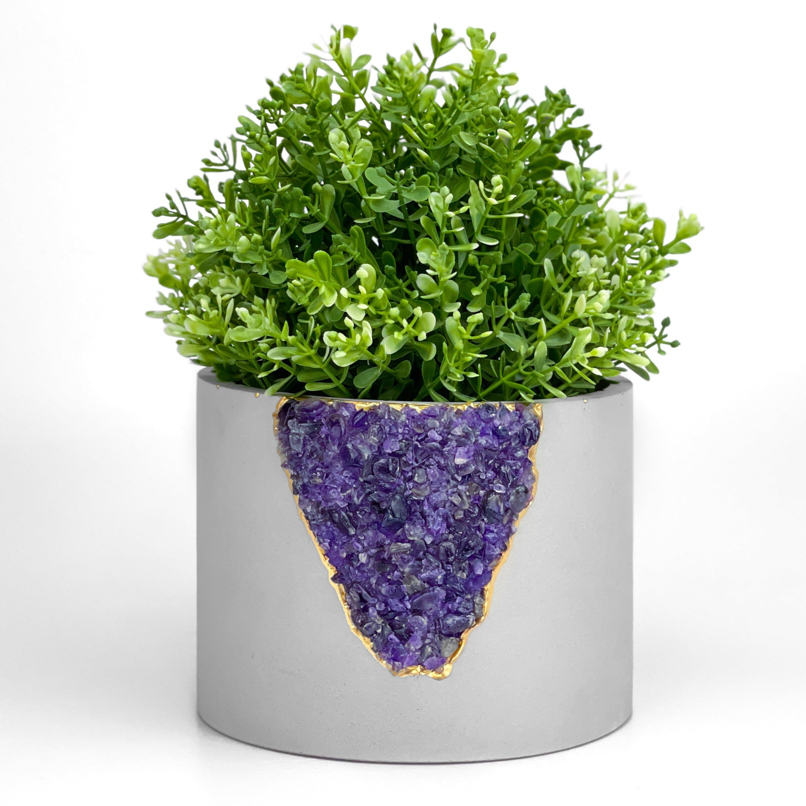 6" PLANTER AMETHYST - premium quality - AURA 8 HOME