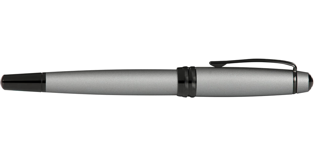 Product view 7 - A.T. Cross Bailey Matte Gray Lacquer Stainless Steel Extra-Fine Nib Fo - A.T. Cross
