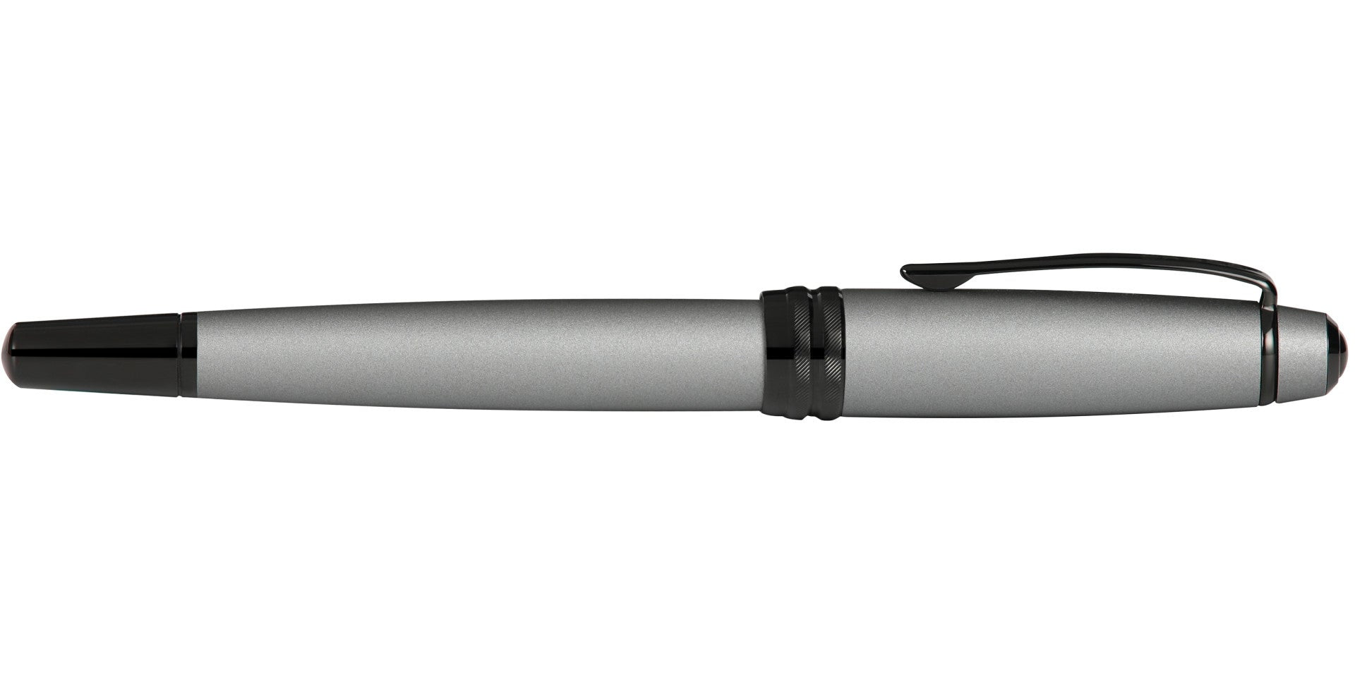 Product view 7 - A.T. Cross Bailey Matte Gray Lacquer Stainless Steel Extra-Fine Nib Fo - A.T. Cross