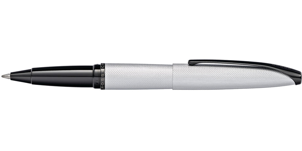 Product view 4 - A.T. Cross ATX Brushed Chrome Rollerball Pen - Natural Left-Handed Com - A.T. Cross