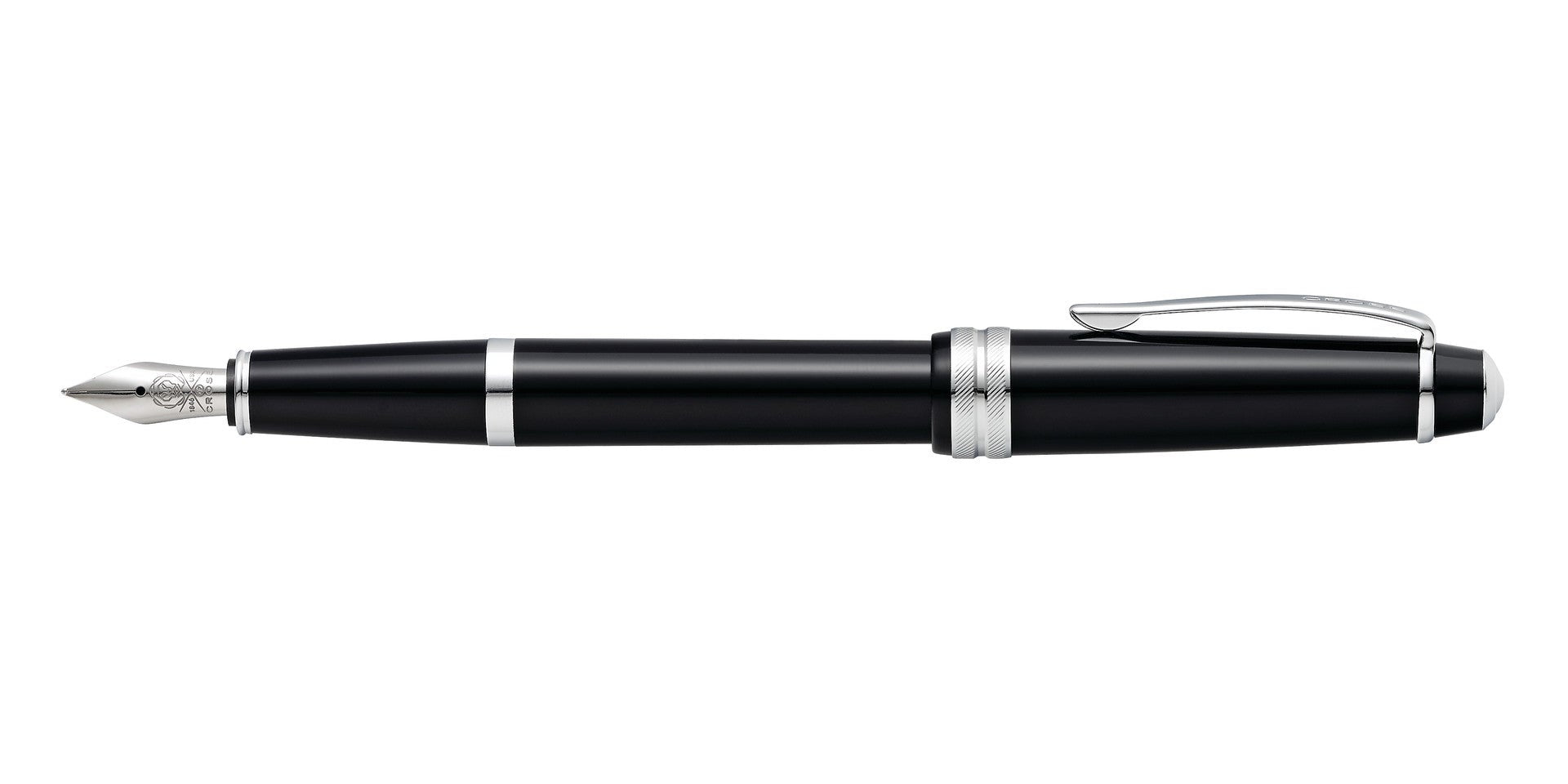 Product view 4 - A.T. Cross Bailey Light Polished Black Resin Extra-Fine Nib Fountain P - A.T. Cross