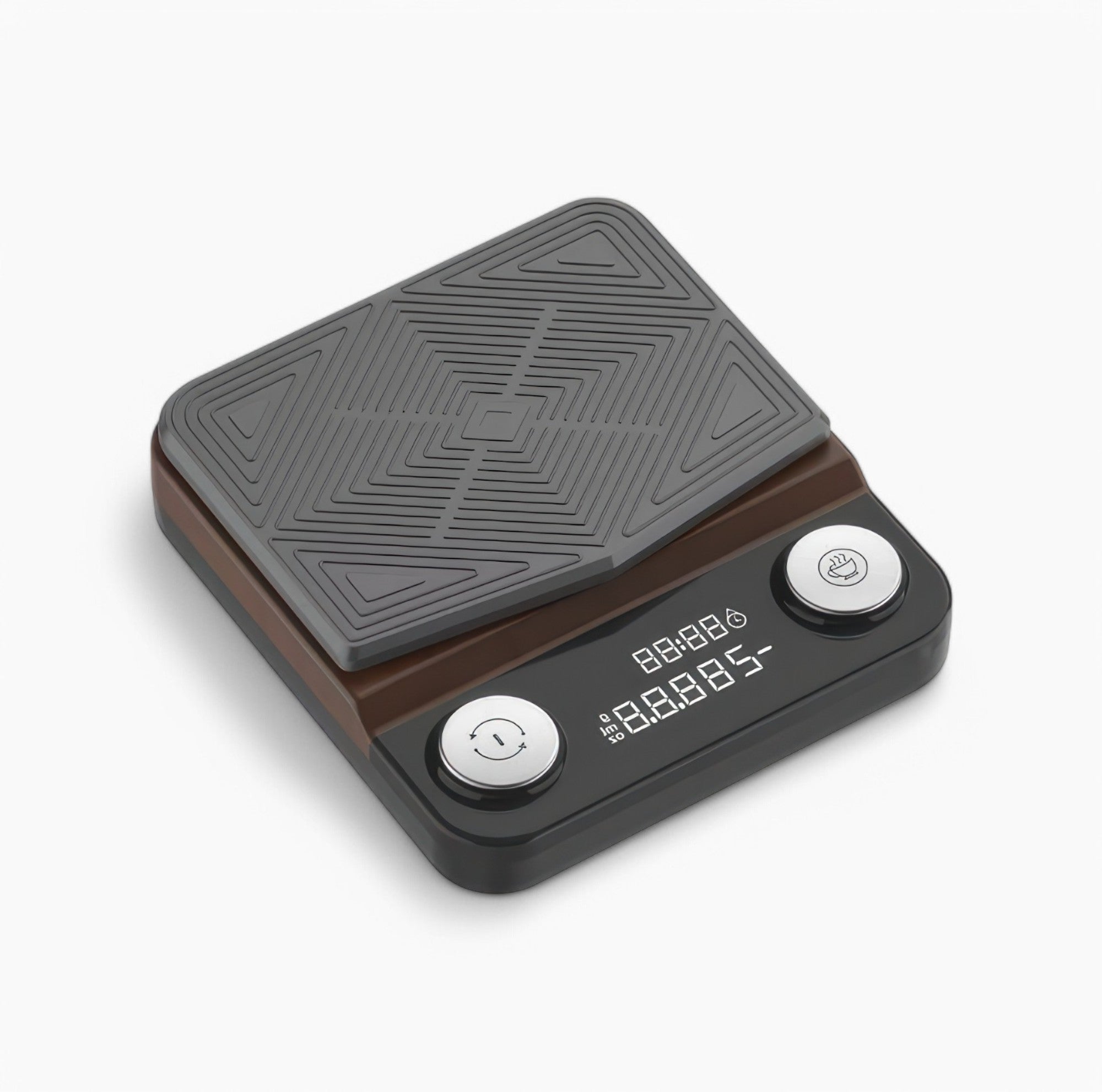 Close-up detail showing quality craftsmanship and materials - Lastaforest BrewBalance Digital Coffee Scale