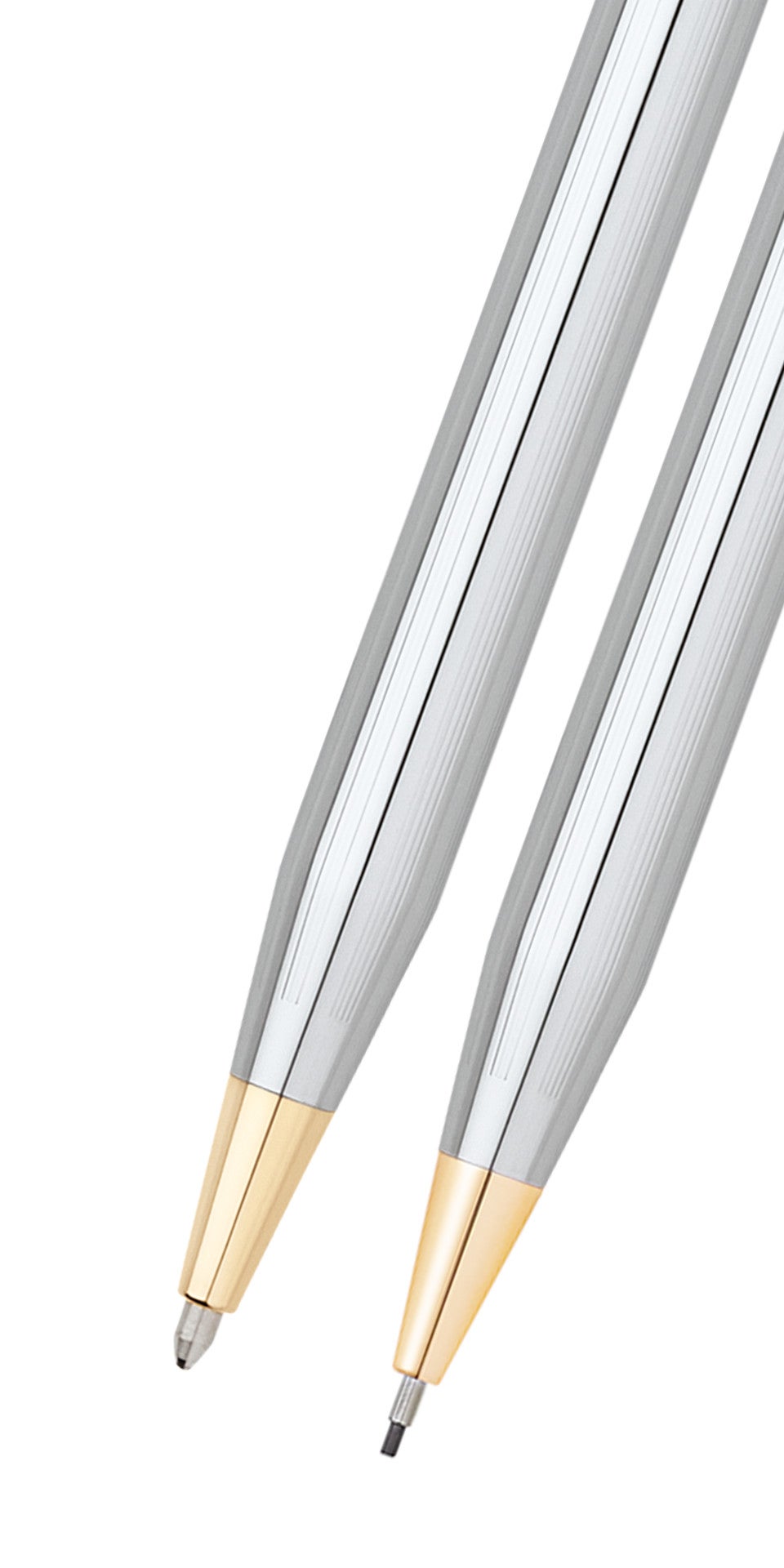 Close-up detail showing quality craftsmanship and materials - A.T. Cross Classic Century Medalist Pen and Pencil Set - Pre