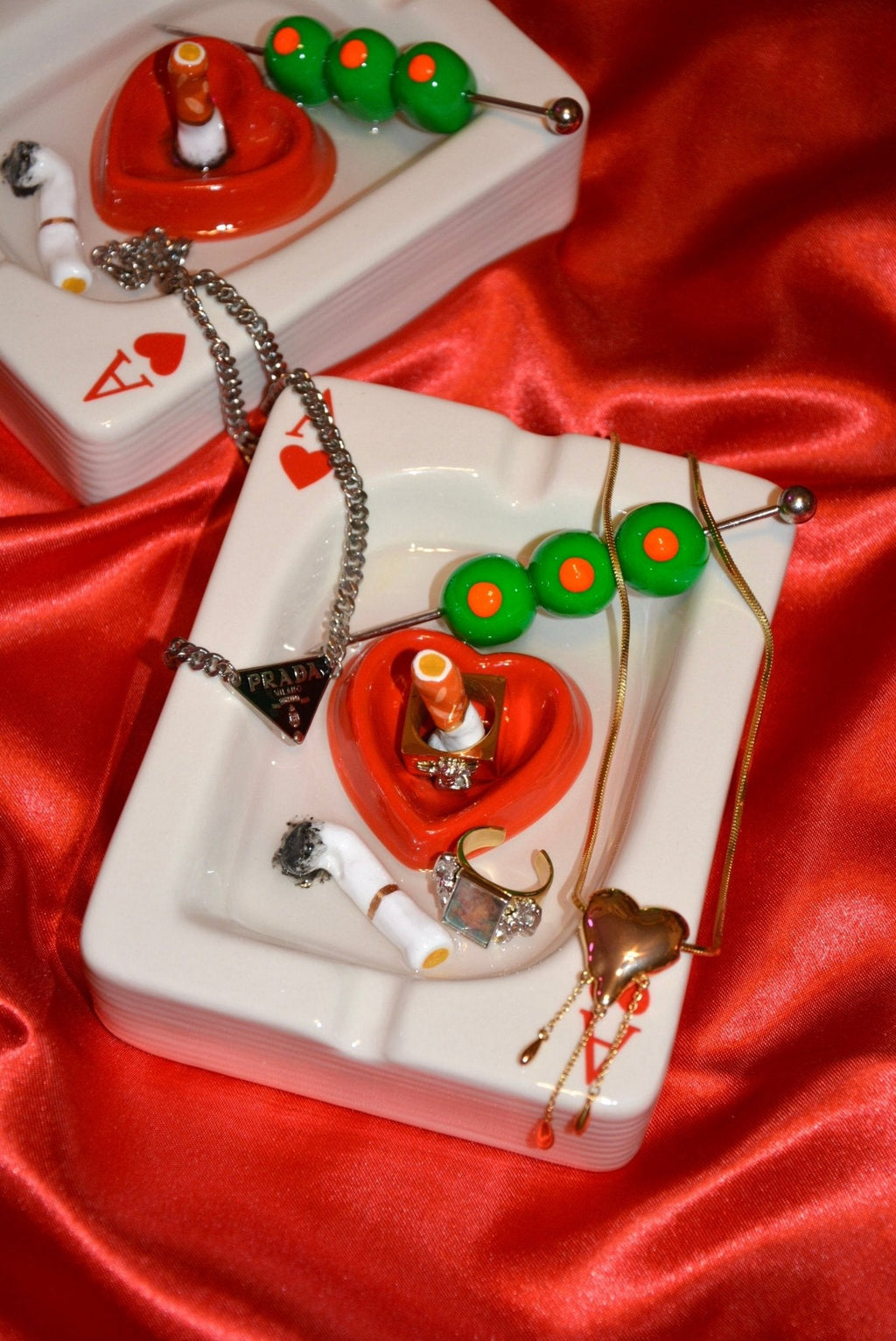 Close-up detail showing quality craftsmanship and materials - SIN CITY ASHTRAY