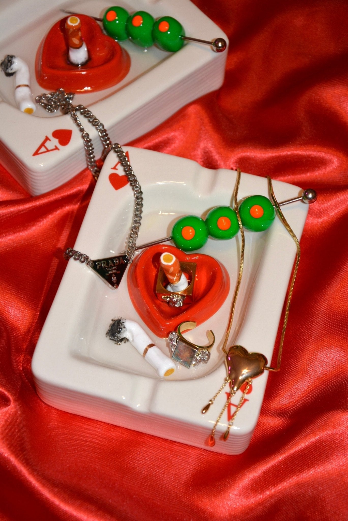 Close-up detail showing quality craftsmanship and materials - SIN CITY ASHTRAY