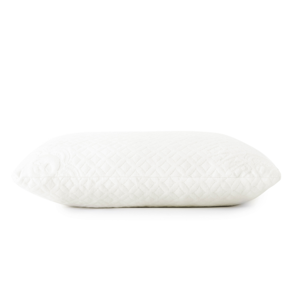 Lifestyle photo showing Adjustable Bamboo Cooling Pillow | Spa in use - Bamboo is Better