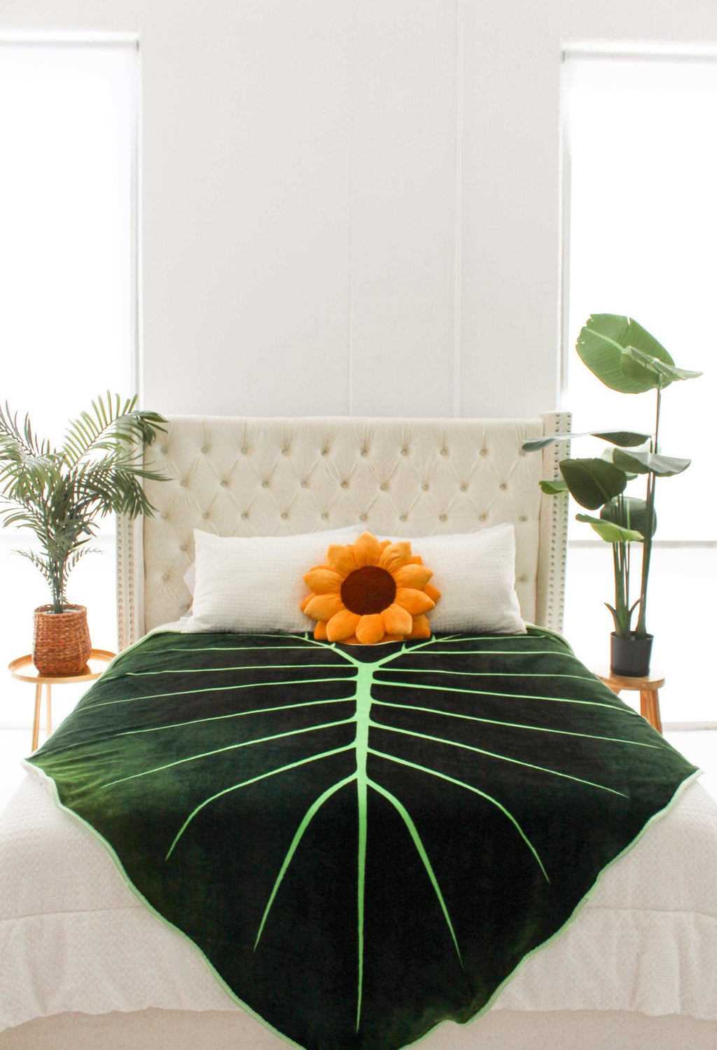 Product view 9 - Sunflower Pillow - Golden Yellow - Green Philosophy Co.