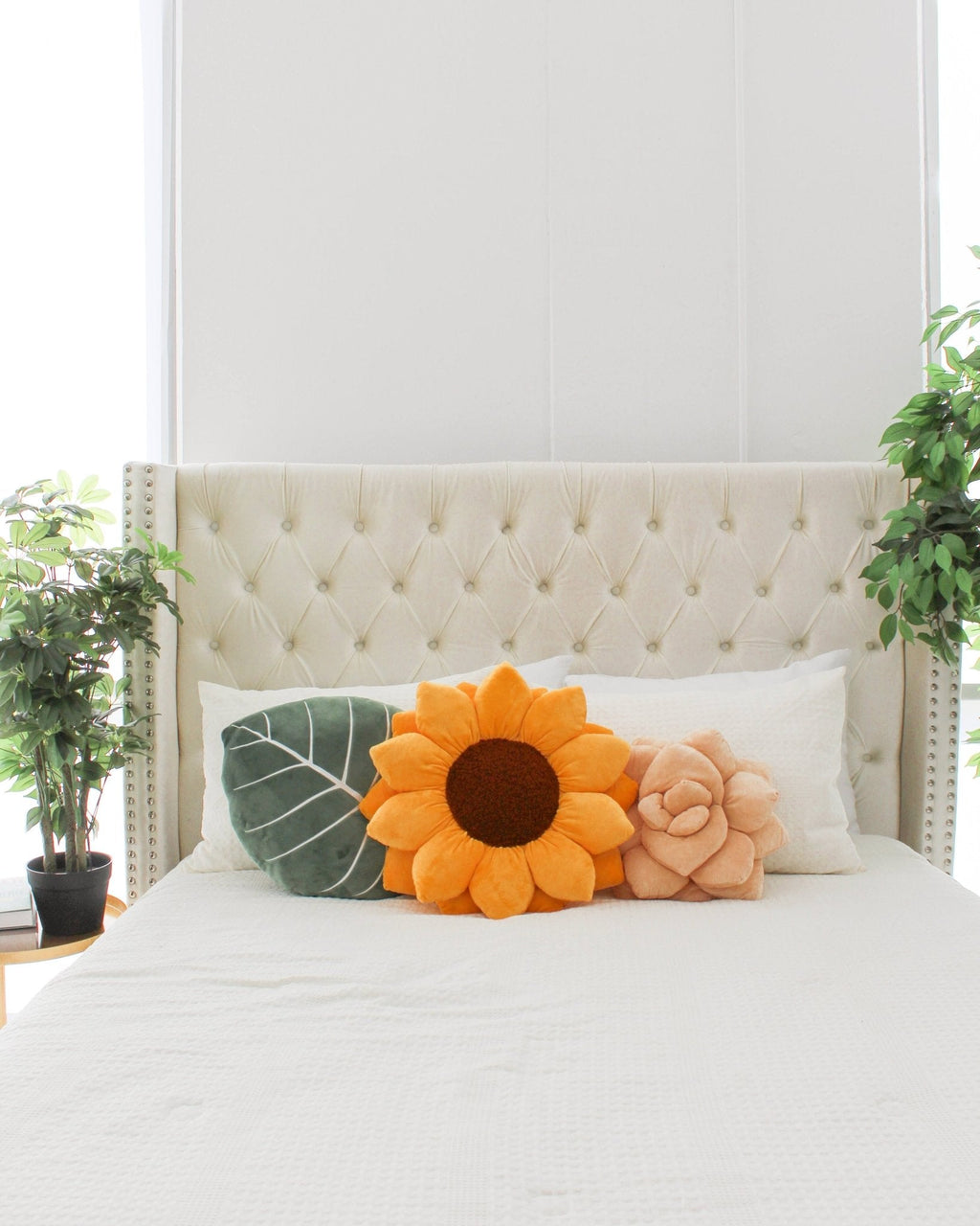 Product view 8 - Sunflower Pillow - Golden Yellow - Green Philosophy Co.