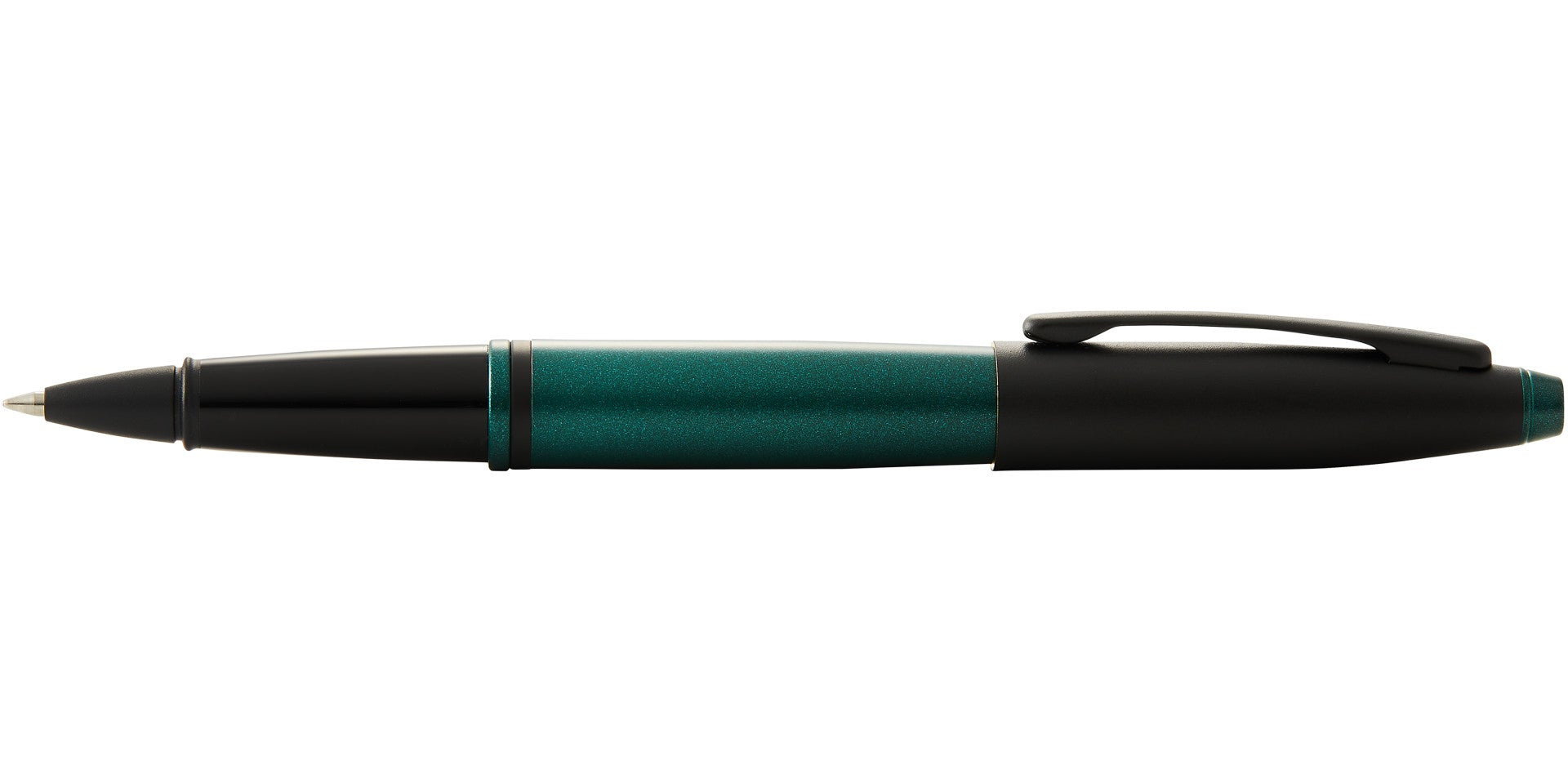 Product view 4 - A.T. Cross Calais Matte Green and Black Lacquer Rollerball Pen - Natur - A.T. Cross