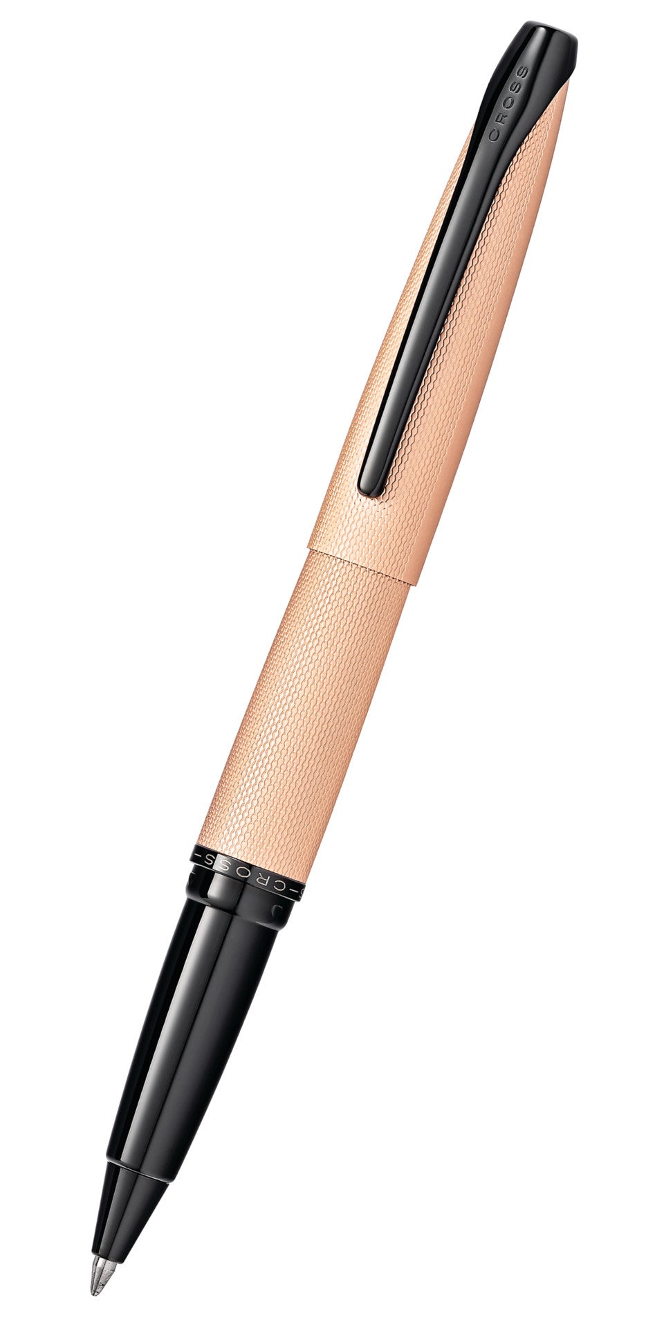 Product view 8 - A.T. Cross ATX Brushed Rose Gold Rollerball Pen - Natural Left-Handed - A.T. Cross