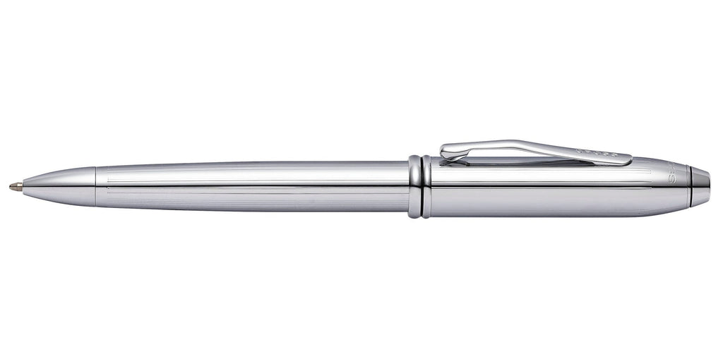 Product view 4 - A.T. Cross Townsend Lustrous Chrome Ballpoint Pen - Comfortable Profes - A.T. Cross