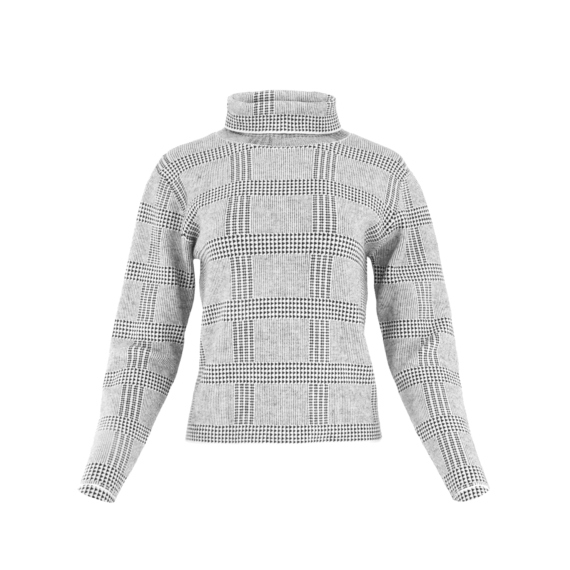 Product view 5 - profile-nyc KNIT TURTLENECK SWEATER - profile-nyc