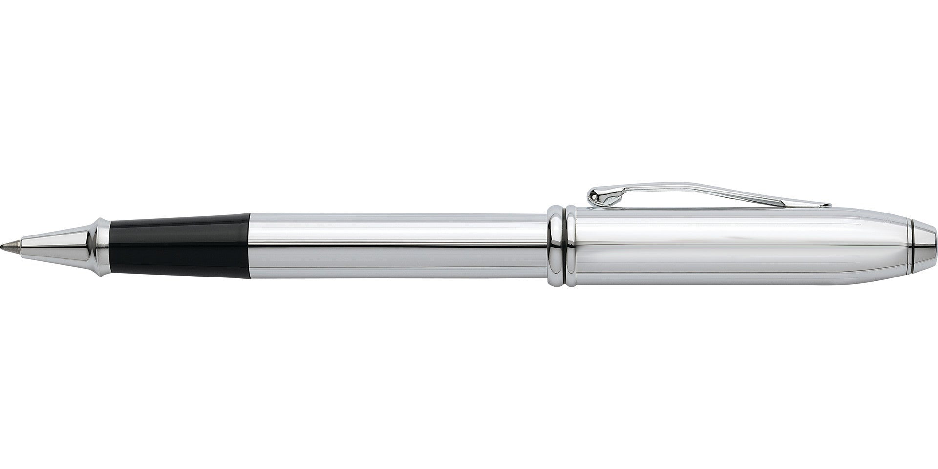 Product view 4 - A.T. Cross Townsend Lustrous Chrome Rollerball Pen - Natural Left-Hand - A.T. Cross