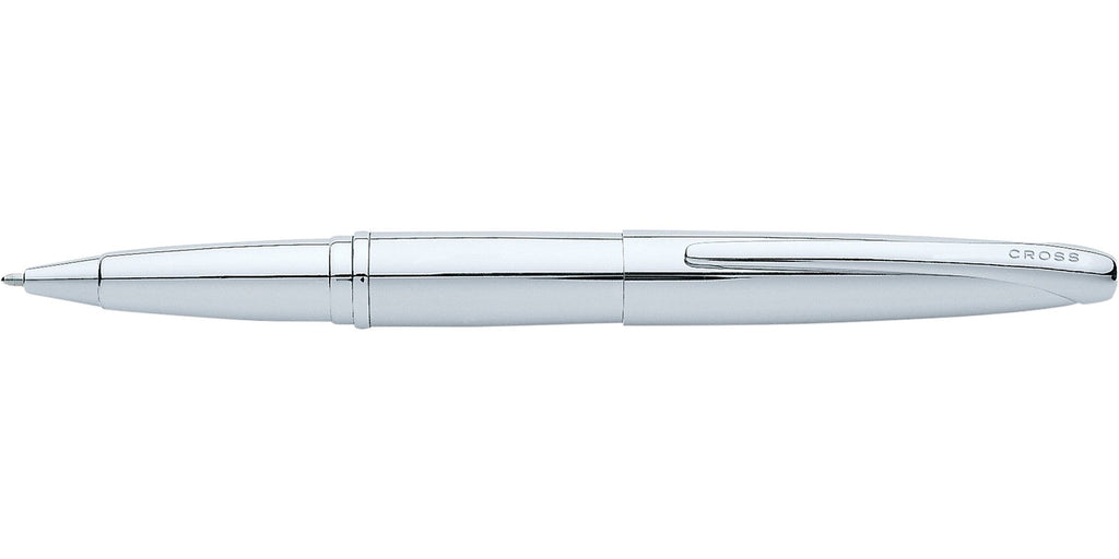 Product view 4 - A.T. Cross ATX Pure Chrome Rollerball Pen - Natural Left-Handed Comfor - A.T. Cross