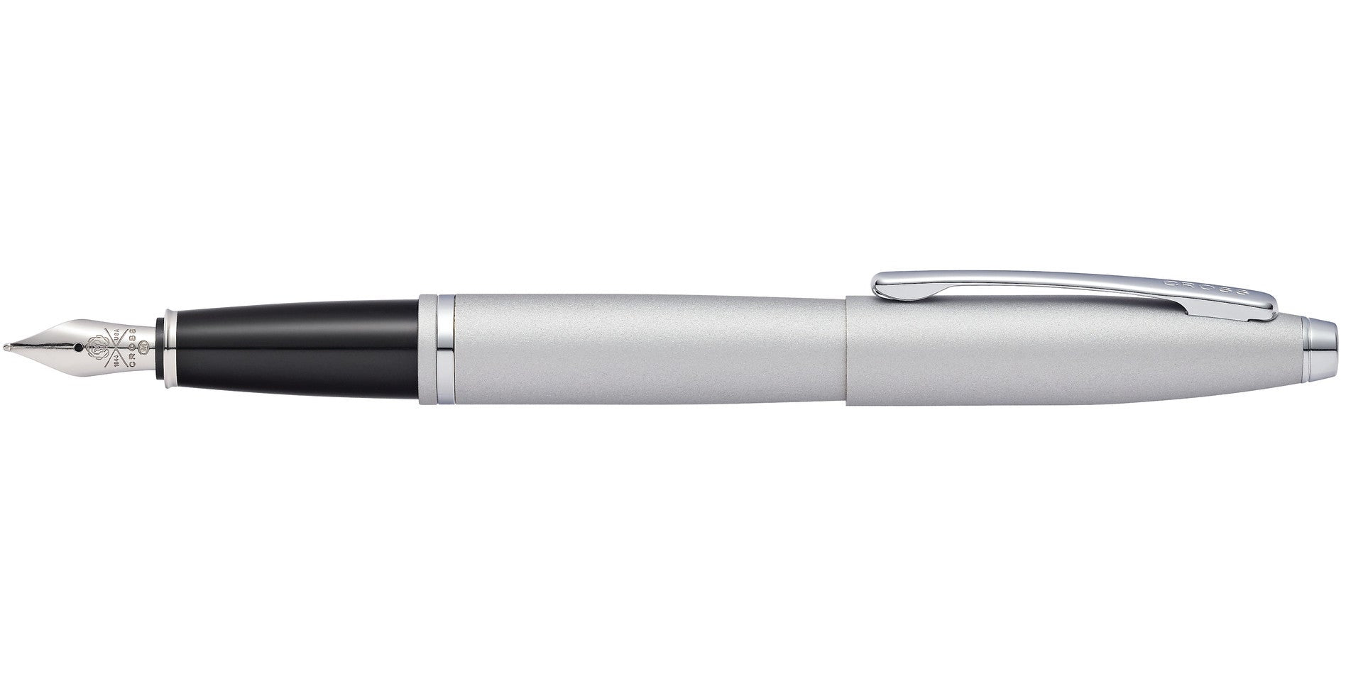 Product view 4 - A.T. Cross Calais Satin Chrome Stainless Steel Medium Nib Fountain Pen - A.T. Cross