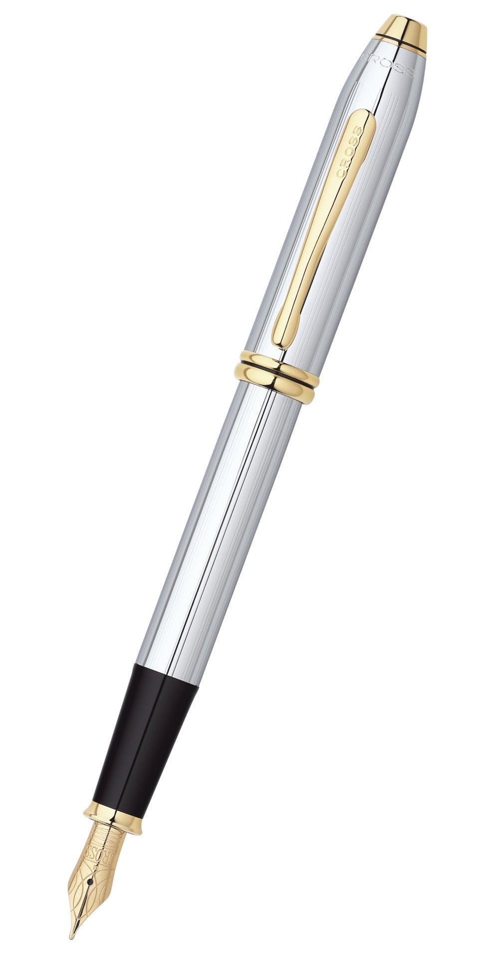 Product view 5 - A.T. Cross Townsend Medalist Fine Nib Fountain Pen - Smudge-Free Writi - A.T. Cross