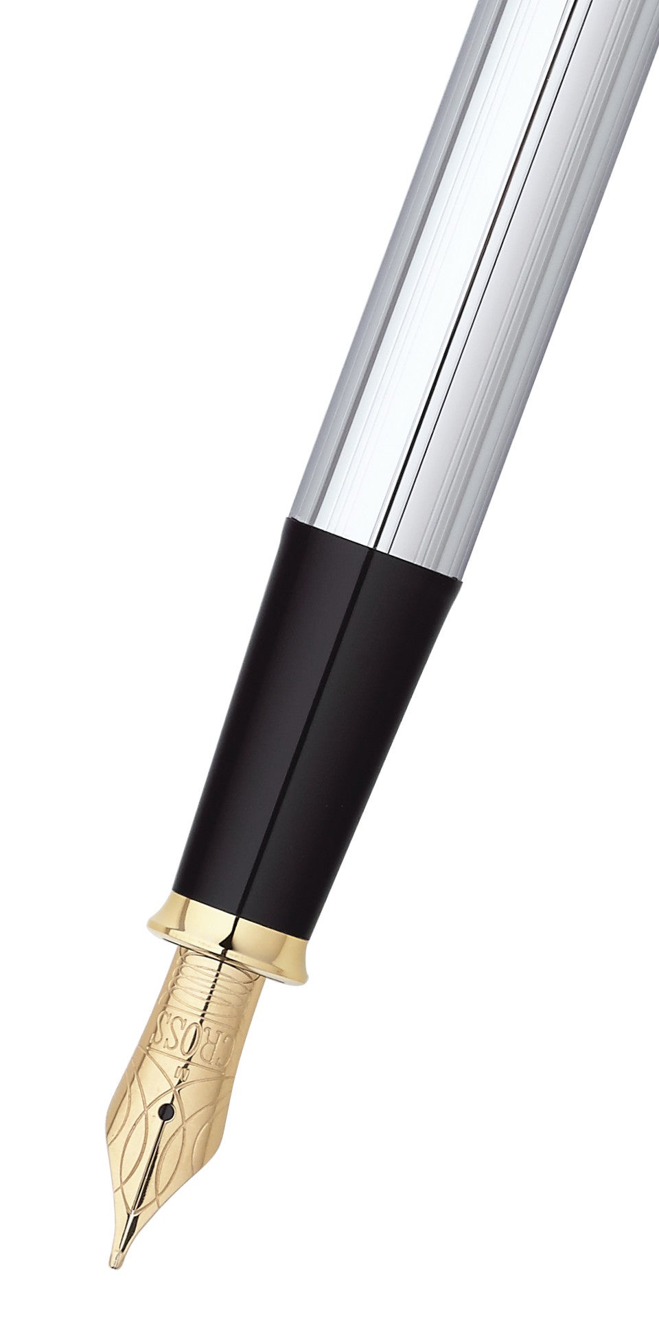 Close-up detail showing quality craftsmanship and materials - A.T. Cross Townsend Medalist Fine Nib Fountain Pen - Smudge-