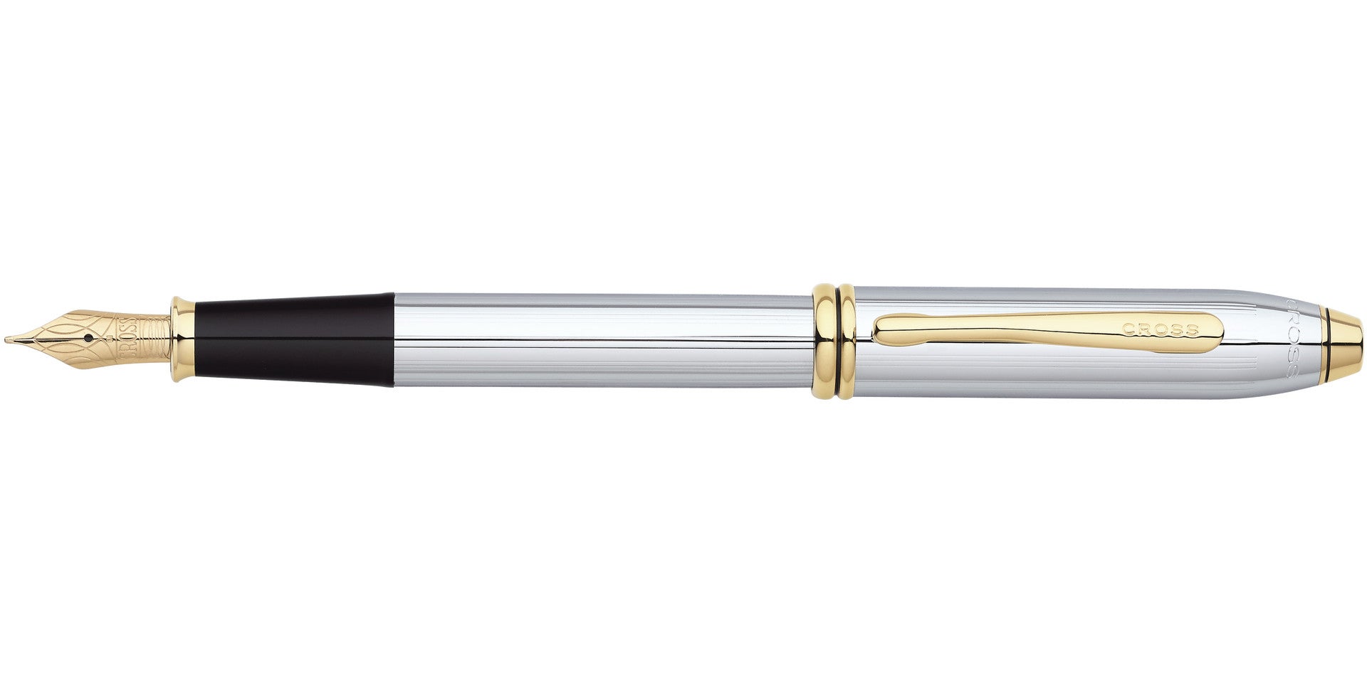 Lifestyle photo showing A.T. Cross Townsend Medalist Fine Nib Fountain Pen - Smudge-Free  in use - A.T. Cross