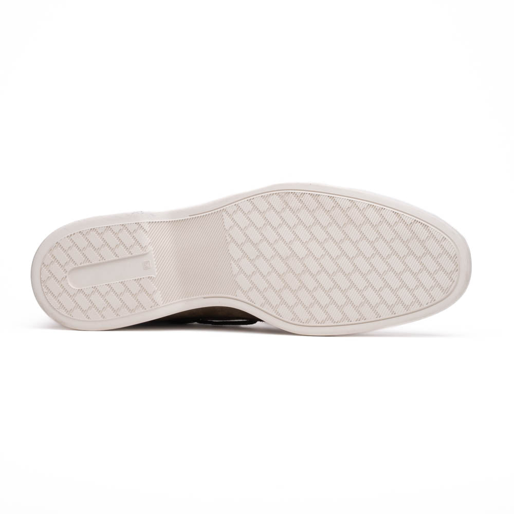 Product view 5 - 16-675-TPE VENICE Italian Sueded Goatskin Boat Shoes, Taupe - Zelli Italia