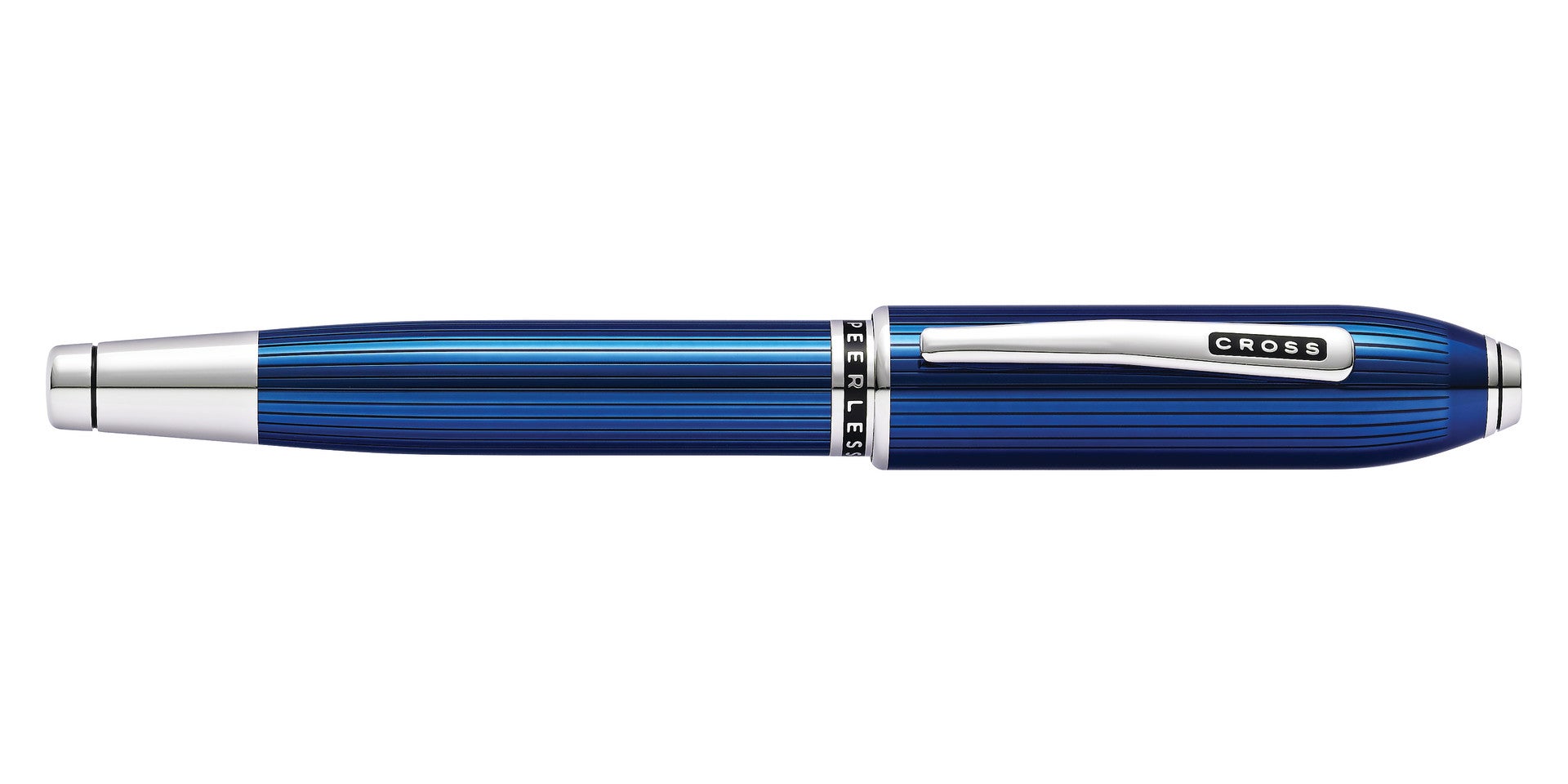 Product view 5 - A.T. Cross Peerless Translucent Quartz Blue Engraved Lacquer Platinum - A.T. Cross