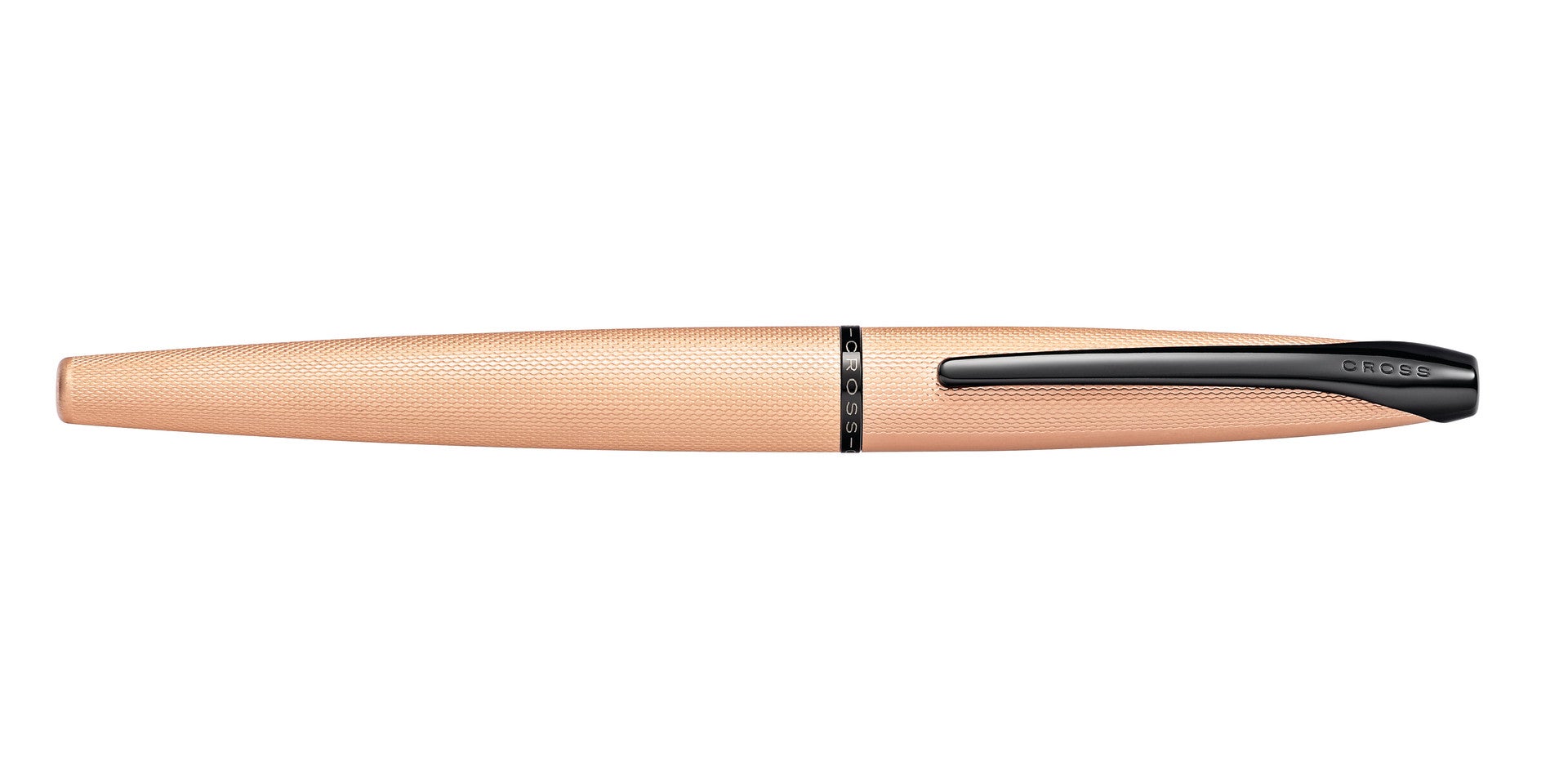 Product view 5 - A.T. Cross ATX Brushed Rose Gold Rollerball Pen - Natural Left-Handed - A.T. Cross