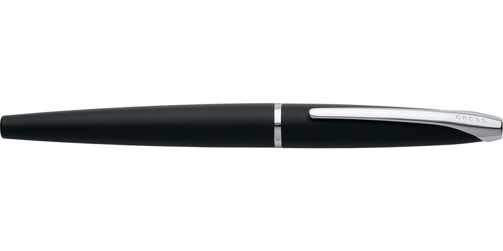 Product view 5 - A.T. Cross ATX Basalt Black Stainless Steel Medium Nib Fountain Pen - - A.T. Cross