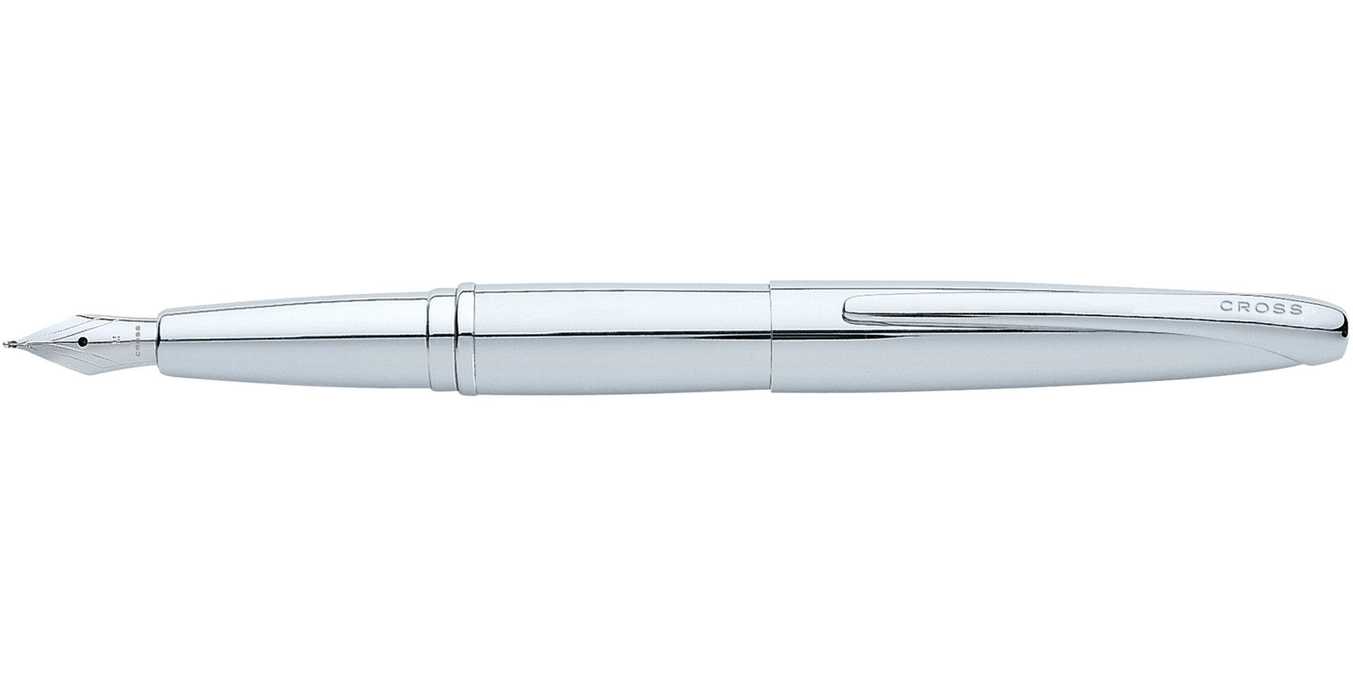 Product view 4 - A.T. Cross ATX Pure Chrome Stainless Steel Fine Nib Fountain Pen - A.T. Cross