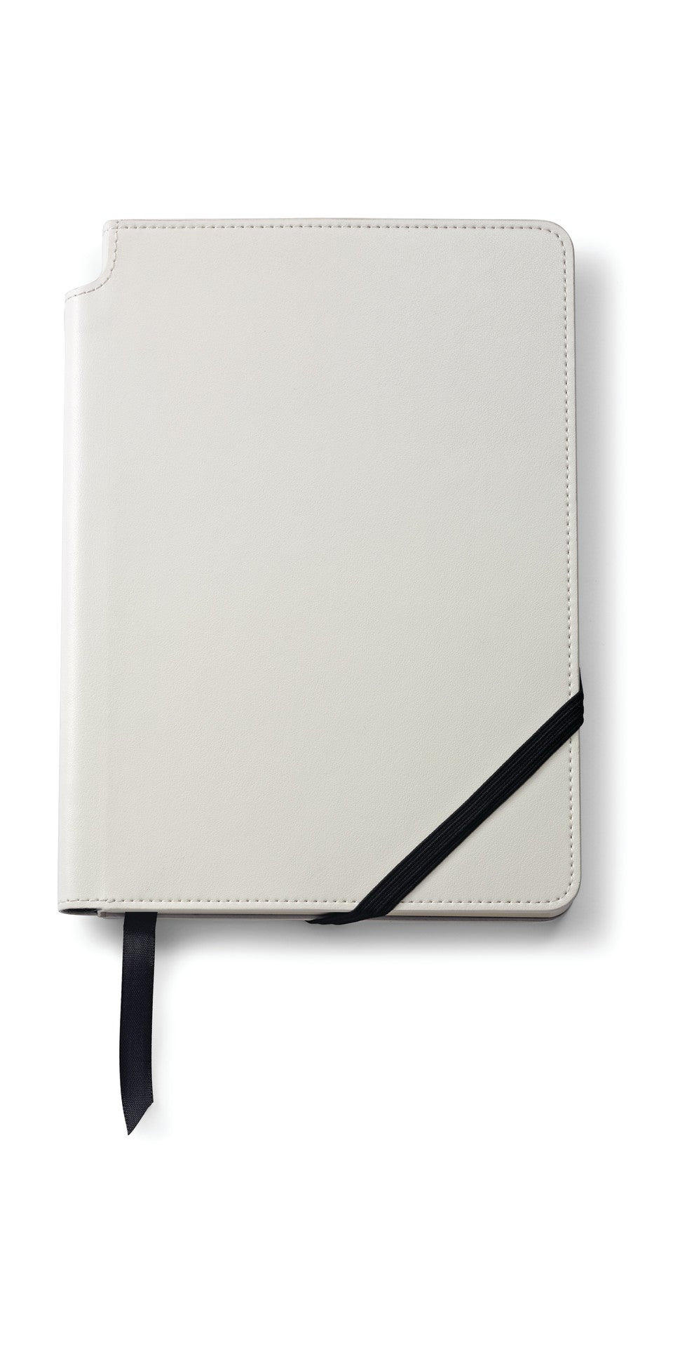 Product view 4 - A.T. Cross Medium Classic White Journal - Natural Left-Handed Comfort - A.T. Cross