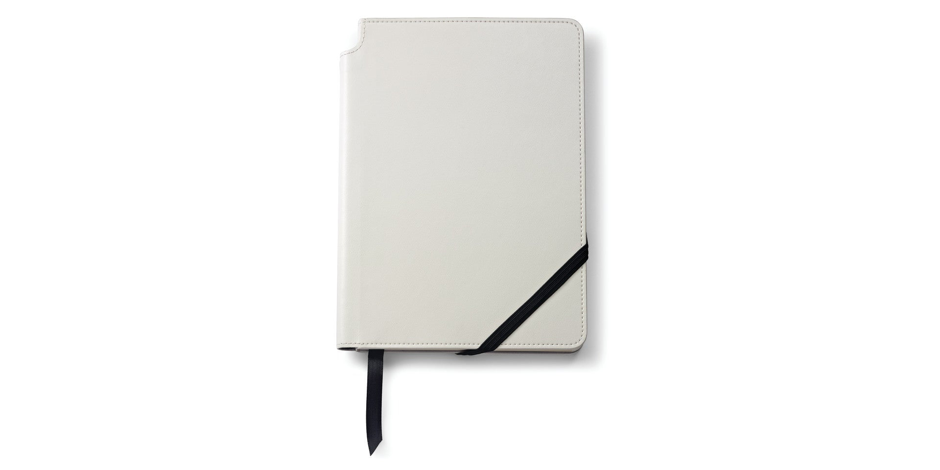 Product view 6 - A.T. Cross Medium Classic White Journal - Natural Left-Handed Comfort - A.T. Cross