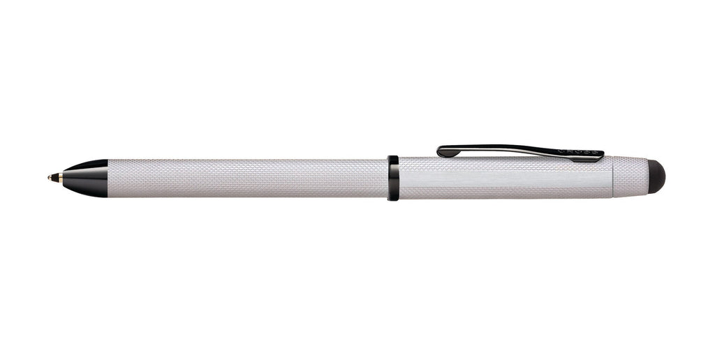 Product view 4 - A.T. Cross Tech3+ Brushed Chrome PVD Multifunction Pen - Natural Left- - A.T. Cross