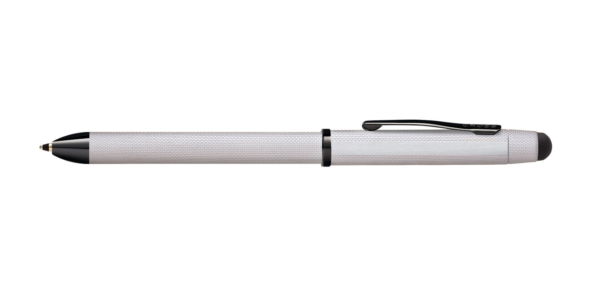 Product view 4 - A.T. Cross Tech3+ Brushed Chrome PVD Multifunction Pen - Natural Left- - A.T. Cross